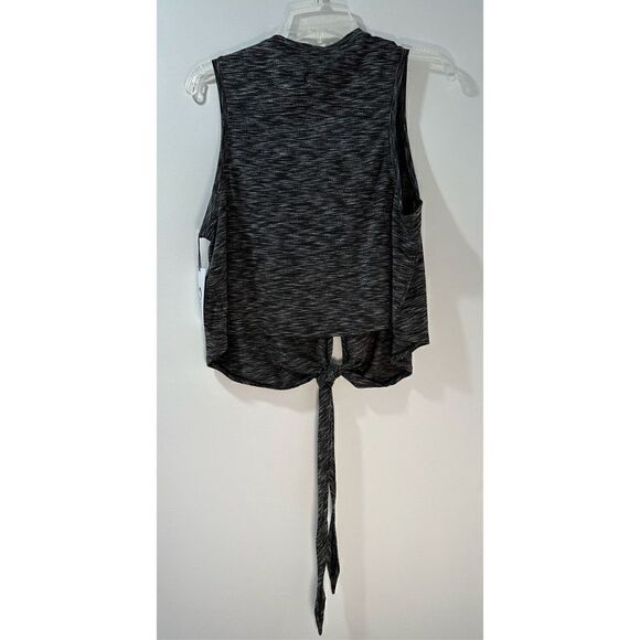 Zyia infinity black tank top ties in front size XL. NWT. #17-0423 - Picture 2 of 6